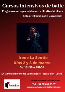 Workshop in Jerez de la Frontera @ Peña Flamenca La Buena Gente | Jerez de la Frontera | Andalucía | España