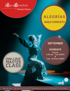 ONLINE Masterclass- Whole choreography 'por Alegrías'